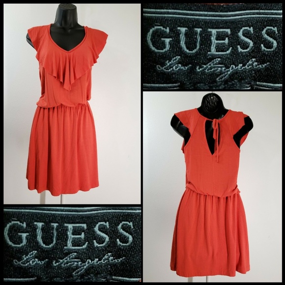 Guess Los Angeles Woman Sleeveless Short Dress XS - Picture 8 of 10